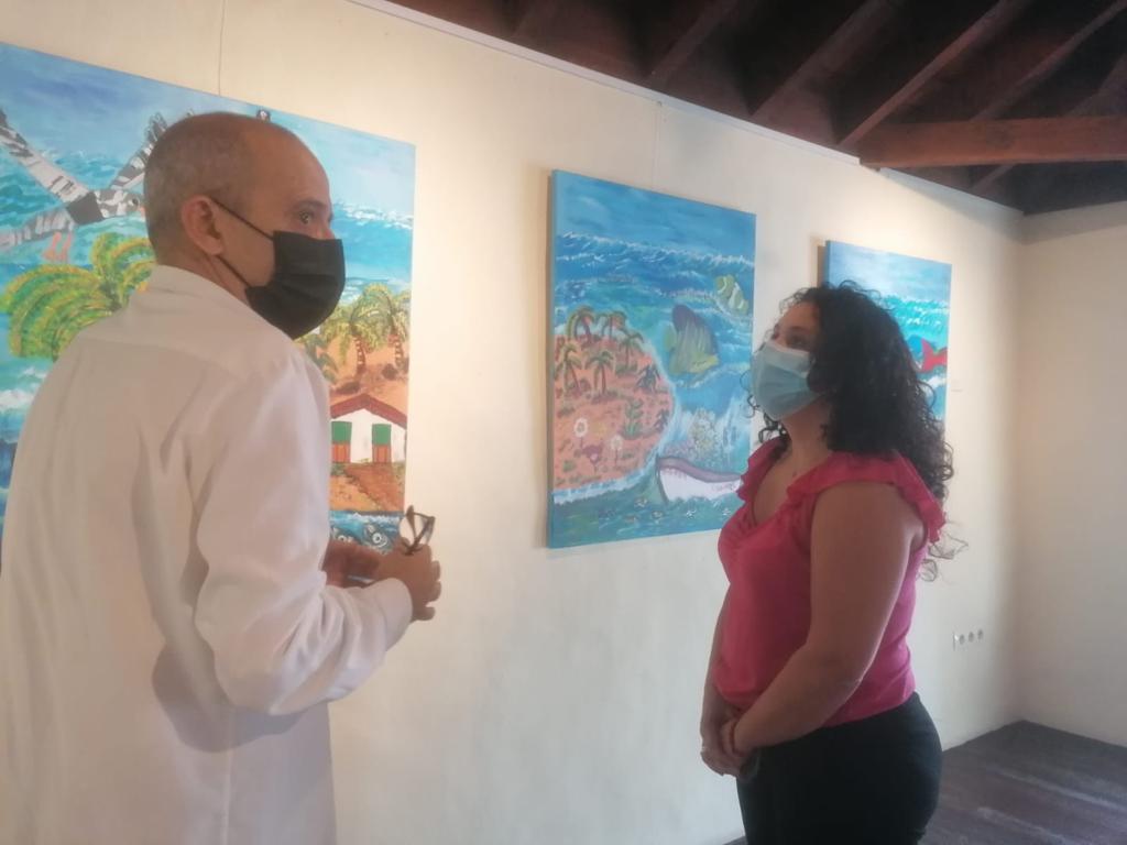 Imagen de La Casa Colón acoge una exposición de pintura de los usuarios del Centro de Rehabilitación Psicosocial insular